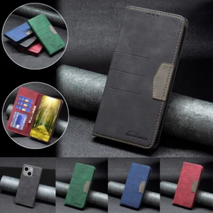 Luxury Leather Wallet Magnetic Stand Phone Case For ZTE Blade A52 A31 A51 A71 - Photo 1 sur 12