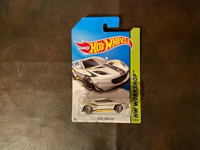Hot Wheels #193 HW Workshop-All Stars Lotus Evora GT4 2014 variante blanca Foto 1 de 2