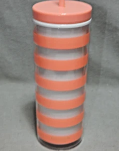 Kate Spade New York 20 oz Terrace Stripe Insulated Tumbler cold drink BPA free - Picture 1 of 14