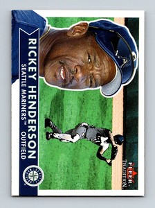 2001 Fleer Tradition #201 Rickey Henderson