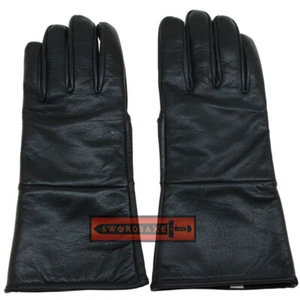 Faux Leather Medieval Renaissance Knight Hunter Archer Gloves LARP Theater - Picture 1 of 2