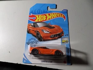 Orange Corvette C7 Z06 5/10 Factory Fresh 2020 200/250 GLN66 G1 Hot Wheels - Picture 1 of 3