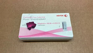 Fuji Xerox Genuine 108R00904 Solid Magenta Ink 3-Sticks Pack For Phaser 8560 - Picture 1 of 3