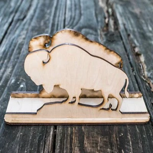 Servilletero - Buffalo - Raw Wood Craft - Imagen 1 de 4
