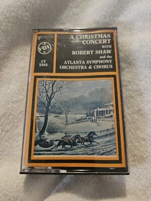 Christmas Concert With Robert Shaw  Atlanta Symphony Orchestra Chorus Cassette - Image 1 of 4