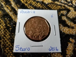Austria 5 Euro Copper UNC Uncirculated - 2015 Message with a Melody - ii - Picture 1 of 2