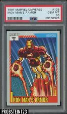 1991 Impel Marvel Universe #133 Iron Man's Armor PSA 10 GEM MINT