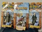 Harry Potter Action Figures Lot Of 3 2001 Malfoy Professor Quirrell Seeker