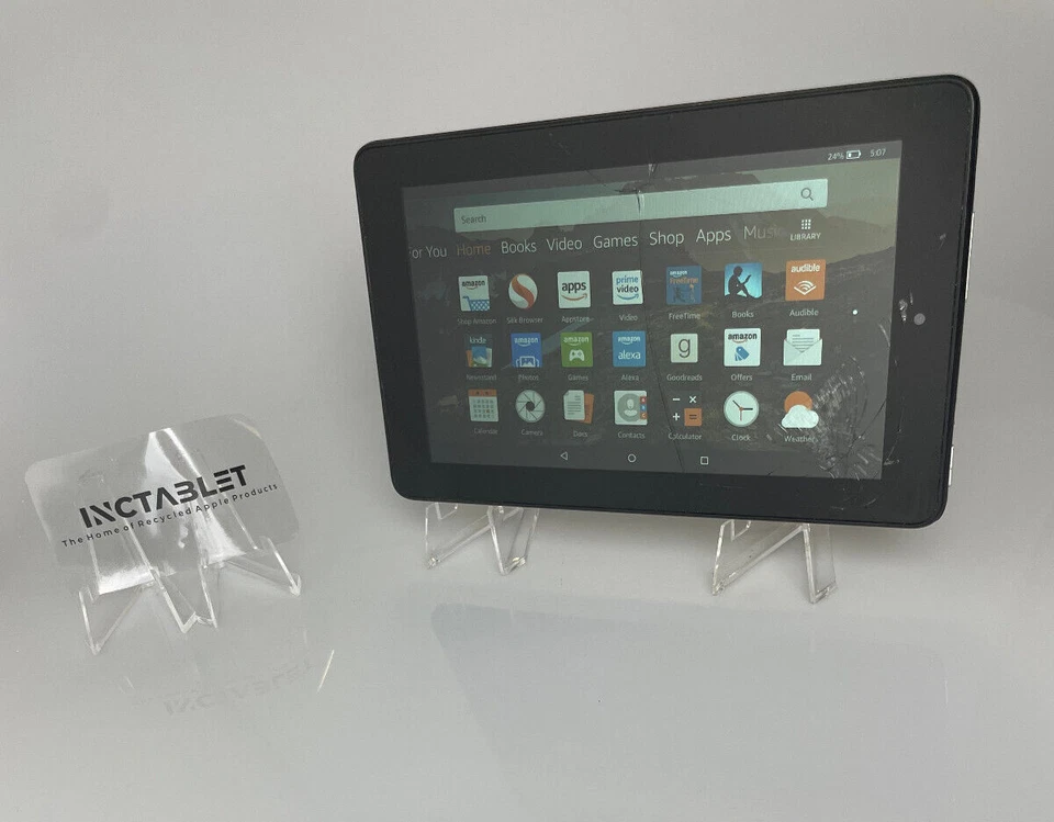 Amazon Kindle Fire 7 5th Gen 7.0 Tablet 16GB Black-Spares + Repairs Ref847 - Image 1 of 4