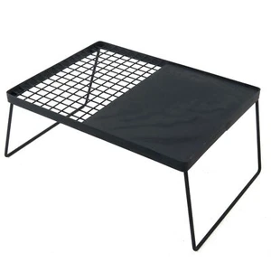 Adventure Kings BBQ Plate Folding Portable Hotplate Camping Grill Coated Steel - Picture 1 of 9