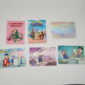1993 CARDZ FLINSTONES HOLOGRAM Card and Other Assorted Cards (6 Cards) - Picture 1 of 10