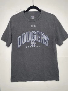 Under Armour Los Angeles Dodgers Shirt Men Medium Gray Graphic Shirt Sportswear - Picture 1 of 5