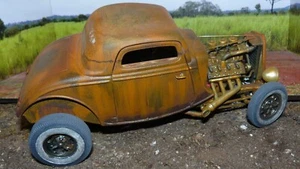 1:18 (DS 51) non restaurata, usata bene, abbandonata 1934 Ford top tritata stile anni 50 - Foto 1 di 11