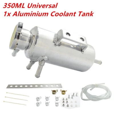 Car Overflow Catch Tank Radiator Coolant Expansion Tank Bottle Header Aluminum - image 1 of 4