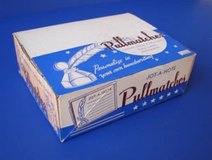 VTG BOX 100 UNLABELED BLANK NOS Pullmatches Matchbook 1950's STORE DISPLAY - Picture 1 of 15