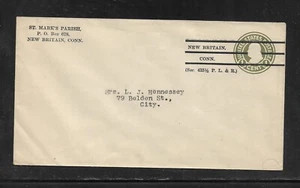US Precancel Envelope: CT New Britain - 1a1 A 41 30; Used (St. Mark's Parish) - Picture 1 of 1