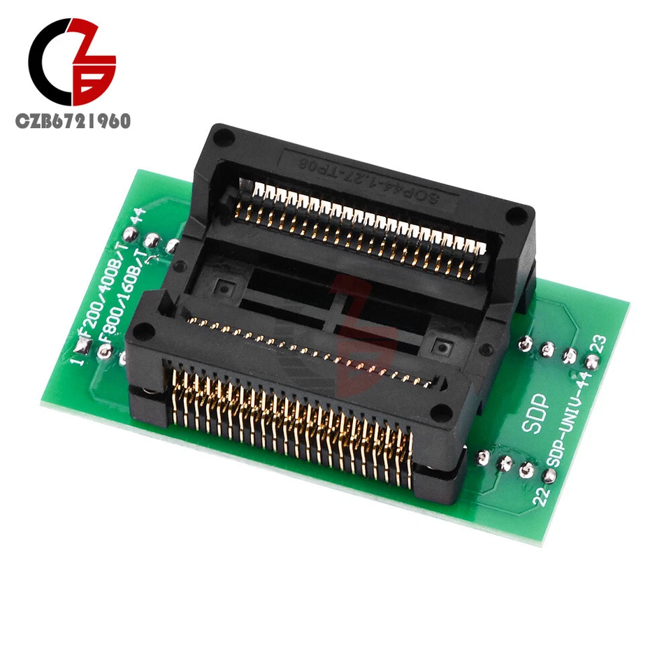 IC Test Sockets Adapter Programmer Burn-in Sockets PSOP44 to DIP44/SOP44/SOIC44 - Image 1 of 1
