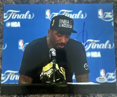 J.R. Smith Signed Autographed 8x10 Photo NBA Finals Cleveland Cavaliers PSA/DNA - Image 1 of 3