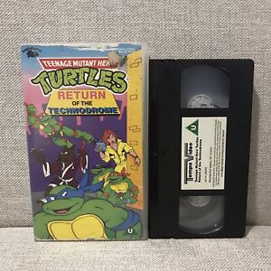 TEENAGE MUTANT HERO TURTLES - VHS VIDEO - RETURN OF THE TECHNODROME - NINJA