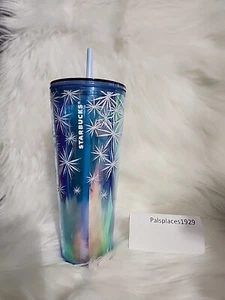 Starbucks Xmas Holiday 2023 Textured Snowflake Venti 24 oz Cold Cup Tumbler NEU - Bild 1 von 3