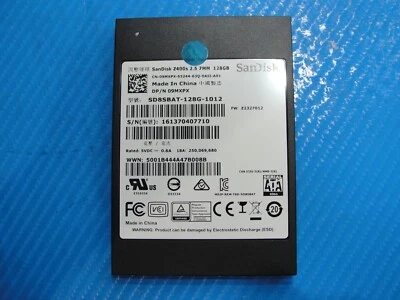 Dell 3460 SanDisk SATA 2.5" 128GB Solid State Drive SD8SBAT-128G-1012 9MXPX - Image 1 of 2