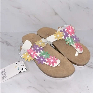 NEW Harper Canyon Sandals Floral - White and Multicolor girls 13M - Picture 1 of 5