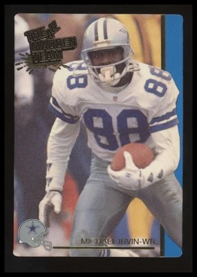 Michael Irvin 1991 Action Packed All-Madden #41 Dallas Cowboys Football Card - Image 1 of 2