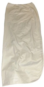 Dominique Full Length Control Slip David’s Bridal 7218 Größe Medium weiß Schlitz - Bild 1 von 3