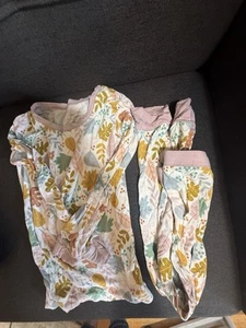 lil Sleepies Pajamas 4t - Autumn Design - Picture 1 of 4