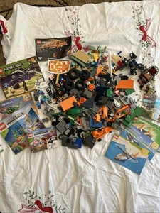 Lrg Lego Minecraft Technic Jurassic World Lot Minifigs And Pieces See Ad - Picture 1 of 7