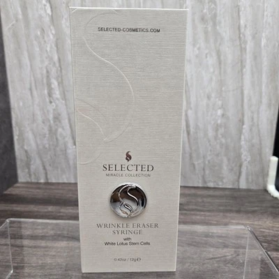 Borrador de arrugas Selected Miracle 0,42 oz células madre de loto blanco NUEVO Foto 1 de 4