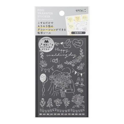 Midori 82652006 Sticker Decal Foil Wedding Pattern - Image 1 of 4