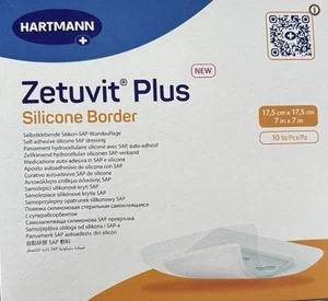 10x Zetuvit plus silicone border 17,5 x 17,5cm - Bild 1 von 1