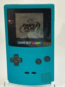 Nintendo Game Boy Color Teal Handheld System CGB-001 Blue- TESTED & WORKS - Picture 1 of 9