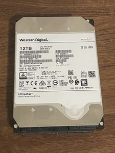 HGST Ultrastar DC HC520 HUH721212ALE601 12TB SATA 6Gb 256MB 3.5" Enterprise HDD - Picture 1 of 2