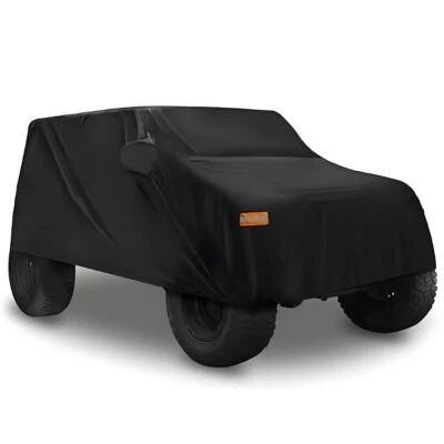 For Jeep Wrangler 2 / 4 Door CJ YJ TJ JK Car Cover Dust UV Waterproof Protection - Image 1 of 4