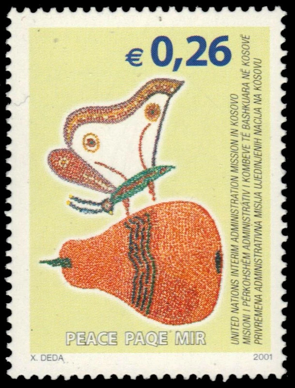 KOSOVO 13 - Paz en Kosovo "Mariposa" (pb46736) Foto 1 de 1