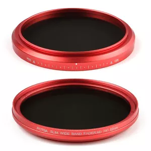 Red Ring FOTGA 77mm Variable Filter Slim Fader Neutral Density ND2 to ND400 HOT - Picture 1 of 11