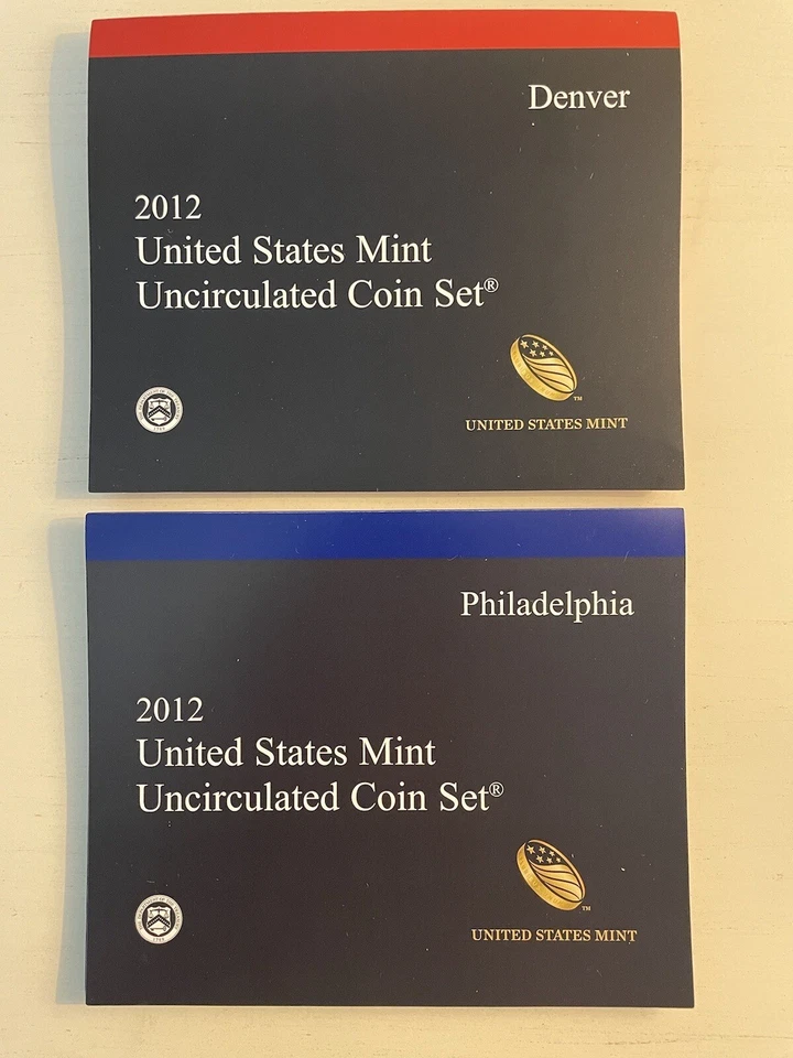 2012 P&D BU | US Mint Uncirculated UNC Complete 28 Coin Set - Image 1 of 4