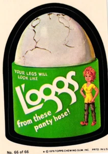 1979 Topps Your Leggs will look like L'oggs Wacky Sticker Card - Picture 1 of 4