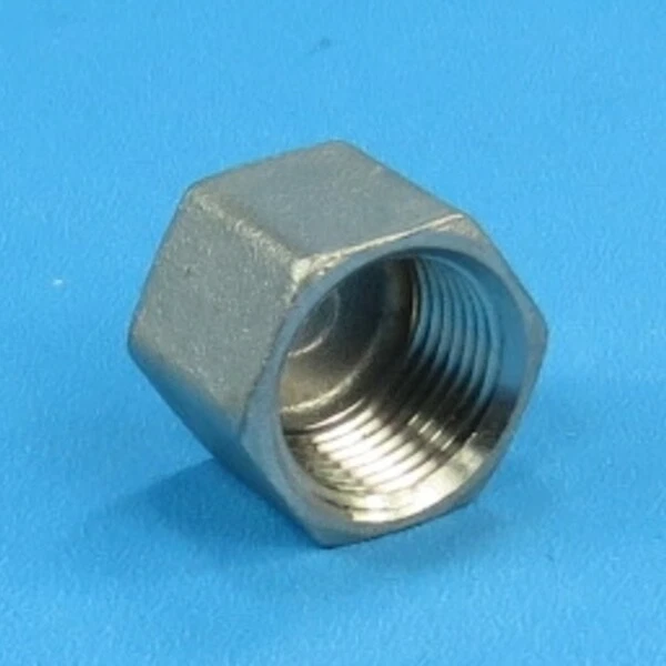 HÖRR EDELSTAHL Edelstahl Gewindefitting 1/8" - 4" Kappe Deckel Zoll Innengewinde Abschluss V4A