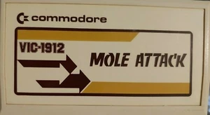 MOLE ATTACK Commodore (Vic 20) Modul Cartridge (working cond) VIC-1912 - Picture 1 of 2