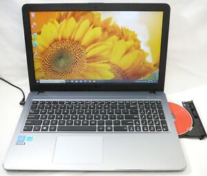 Laptop Windows 10 Core Quad 15.6 4GB 750GB Webcam HDMI WiFi DVD±RW PC ASUS