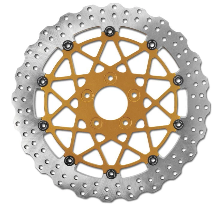 Performance Machine Speedstar Brake Rotors 13" Gold Anodized Front 0133-3060S-G - Image 1 of 1