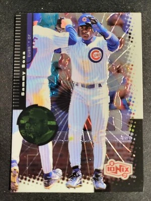 1999 UD Ionix Sammy Sosa card #15 Cubs - Image 1 of 2