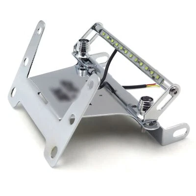 Eliminador de guardabarros LED cromado cola ordenada "ZX10R" para Kawasaki Ninja Zx10 2004-2006 Foto 1 de 4