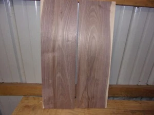 2 PC WALNUT LUMBER WOOD KILN DRIED BOARDS 1314V 22 1/2"X 7"X 3/4" END MATCH - Picture 1 of 8