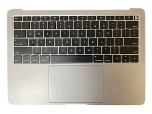 GENUINE Top Case Palmrest + Trackpad Gray MacBook Air 13 A1932 2018 2019 GRADE C - Picture 1 of 3