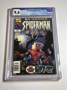 1998 SENSATIONAL SPIDER-MAN #29 BLACK CAT APPEARANCE RARE NEWSSTAND CGC 9.6 - Picture 1 of 9
