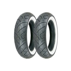 150/80 16, 150/90 15 Shinko 777 White Wall Front & Rear Tire Kit - 2 Tires - Picture 1 of 1